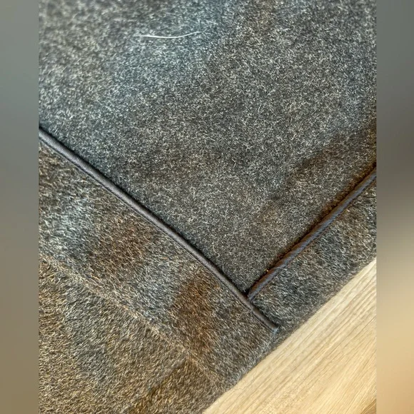 Vintage Hart Schaffner & Marx Overcoat Charcoal Gray USA Made - Picture 5 of 8